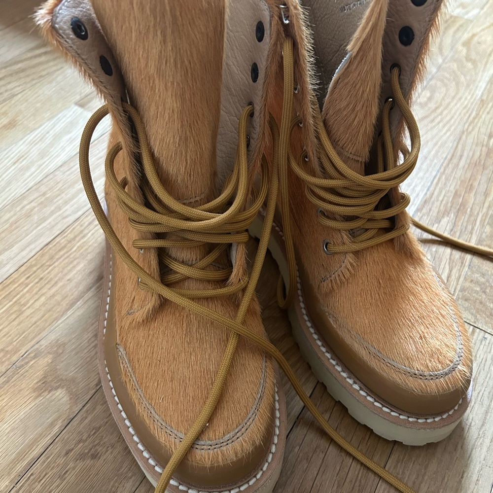 Ulla Johnson x  Diemne Lace-Up Boots